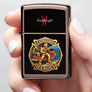 The Heroic Fireman Zippo Lighter