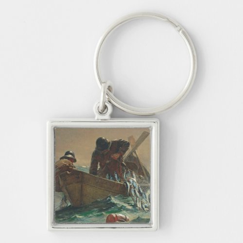 The Herring net 1885 oil on canvas Keychain