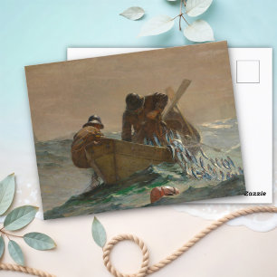The Herring Net, Winslow Homer Postcard