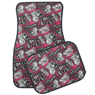 The Hex Girls Punk Plaid Pattern Car Floor Mat