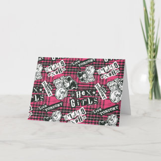 The Hex Girls Punk Plaid Pattern Card
