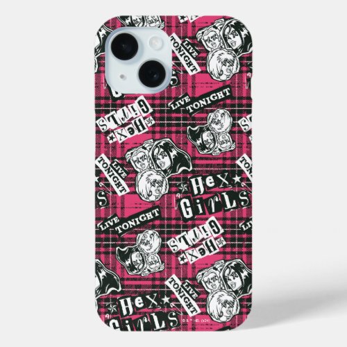 The Hex Girls Punk Plaid Pattern iPhone 15 Case