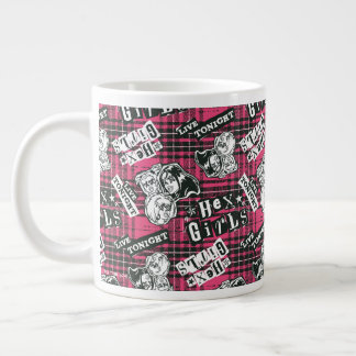 The Hex Girls Punk Plaid Pattern Giant Coffee Mug