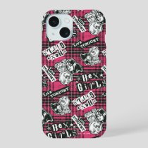 The Hex Girls Punk Plaid Pattern iPhone 15 Case