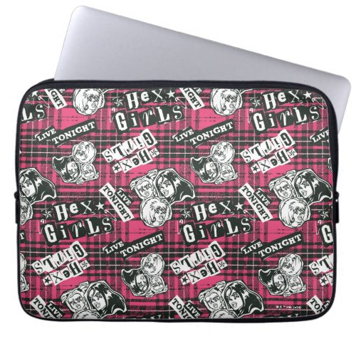 The Hex Girls Punk Plaid Pattern Laptop Sleeve