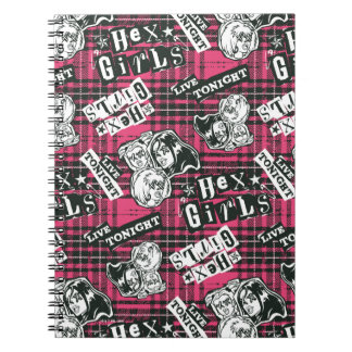 The Hex Girls Punk Plaid Pattern Notebook