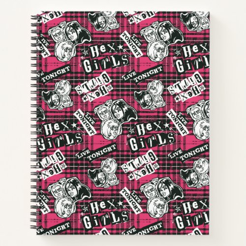 The Hex Girls Punk Plaid Pattern Notebook