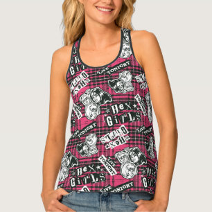 The Hex Girls Punk Plaid Pattern Tank Top