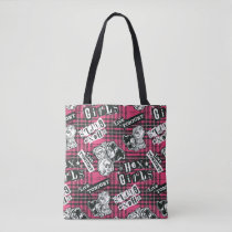 The Hex Girls Punk Plaid Pattern Tote Bag