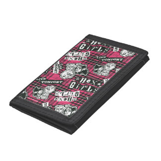 The Hex Girls Punk Plaid Pattern Trifold Wallet