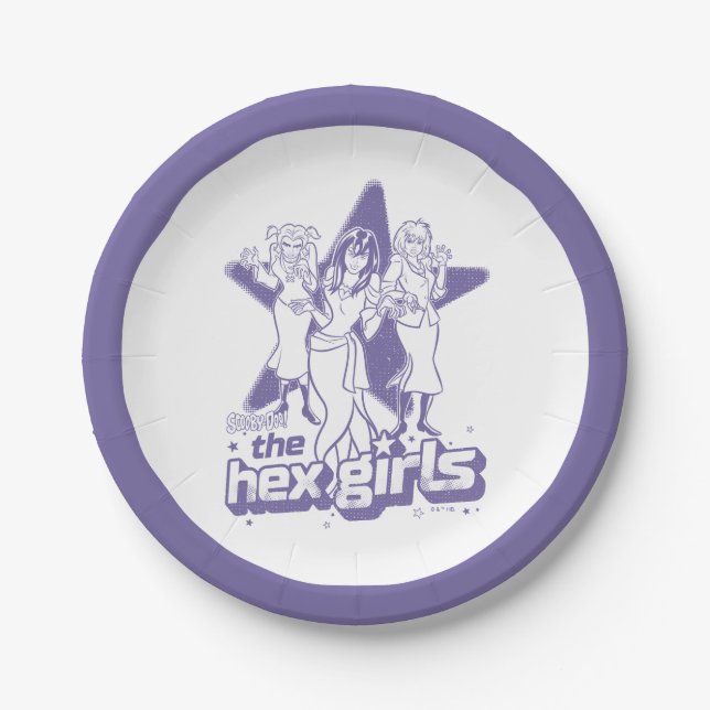 The Hex Girls Star Power Paper Plates (Front)