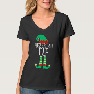 The Hezekiah Elf Family Matching Christmas Pajamas T-Shirt