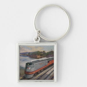 The Hiawatha Streamline Train Keychain