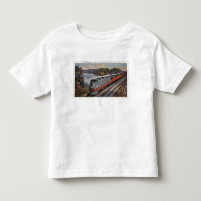 The Hiawatha Streamline Train Toddler T-shirt (Front)