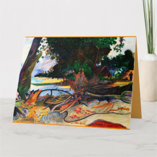 The Hibiscus Tree (Te burao) by Paul Gauguin Card