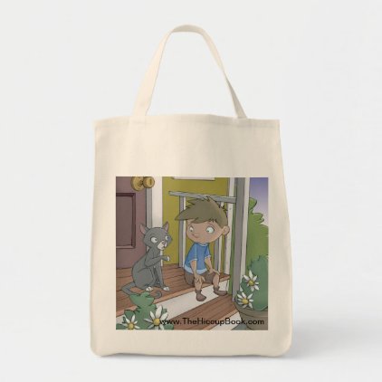 The Hiccup Book grocery tote - Asking the Cat