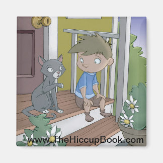 The Hiccup Book magnet - The Cat