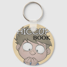 The Hiccup Book - metal key chain
