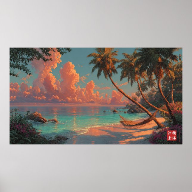 The hidden beach poster (Front)