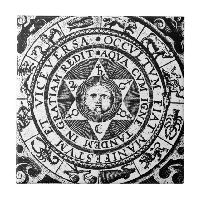 The Hidden Becomes Manifest Tile (Front)