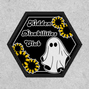 the hidden disability club button patch