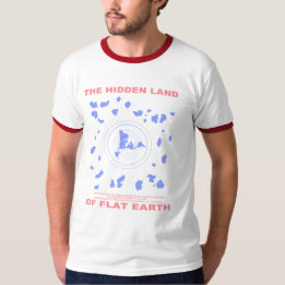The Hidden Land of Flat Earth (1000 Year Old Map) T-Shirt