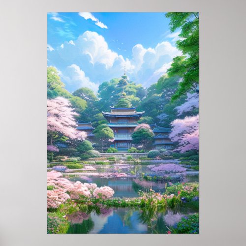The Hidden Oasis in the Land of the Rising Sun Poster