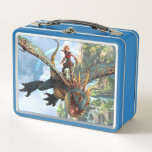 The Hidden World | Astrid On Stormfly&#39;s Back Metal Lunch Box at Zazzle