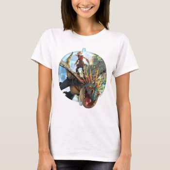 The Hidden World | Astrid On Stormfly's Back T-shirt by howtotrainyourdragon at Zazzle