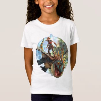 The Hidden World | Astrid On Stormfly's Back T-shirt by howtotrainyourdragon at Zazzle