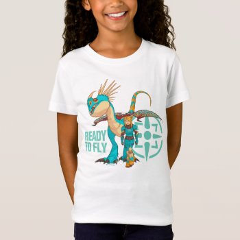 The Hidden World | Astrid & Stormfly In Armor T-shirt by howtotrainyourdragon at Zazzle