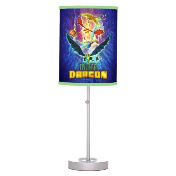 The Hidden World | Fly Like A Dragon Table Lamp by howtotrainyourdragon at Zazzle