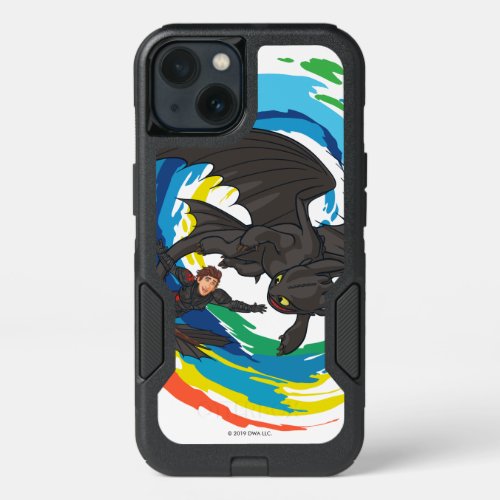 The Hidden World  Hiccup  Toothless Glide iPhone 13 Case