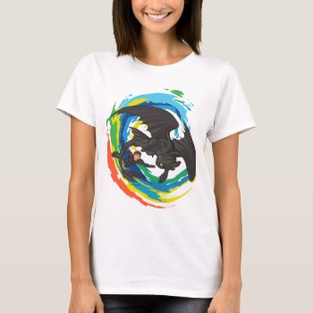 The Hidden World | Hiccup & Toothless Glide T-shirt by howtotrainyourdragon at Zazzle
