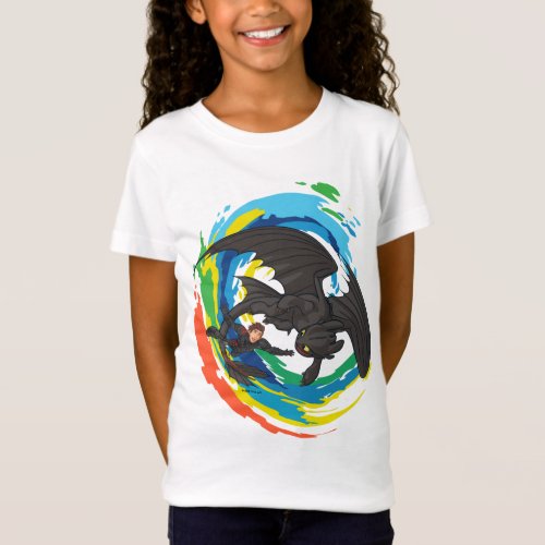 The Hidden World  Hiccup  Toothless Glide T_Shirt