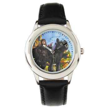 The Hidden World | Hiccup & Toothless In Armor Watch by howtotrainyourdragon at Zazzle