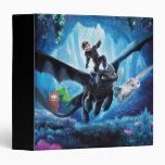 The Hidden World | Hiccup, Toothless, &amp; Light Fury 3 Ring Binder