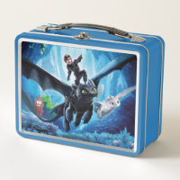 The Hidden World | Hiccup, Toothless, & Light Fury Metal Lunch Box