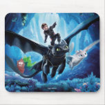 The Hidden World | Hiccup, Toothless, &amp; Light Fury Mouse Pad