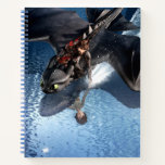 The Hidden World | Hiccup &amp; Toothless Reflections Notebook at Zazzle