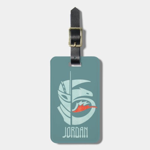 The Hidden World  Hiccup  Toothless Split Icon Luggage Tag