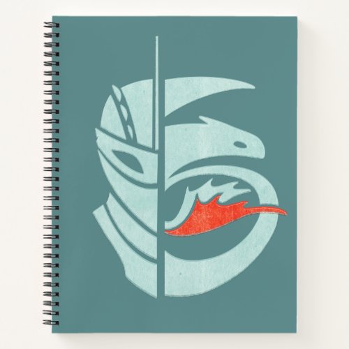 The Hidden World  Hiccup  Toothless Split Icon Notebook