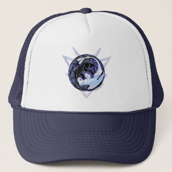 The Hidden World | Night & Light Fury Icon Trucker Hat by howtotrainyourdragon at Zazzle