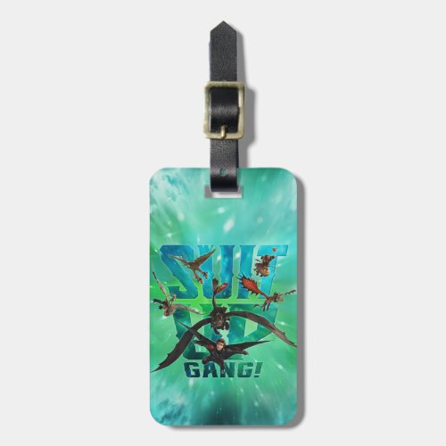 The Hidden World  Riders  Dragons Suit Up Gang Luggage Tag