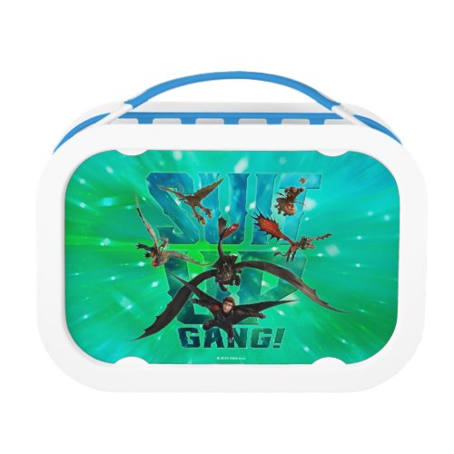 The Hidden World  Riders  Dragons Suit Up Gang Lunch Box