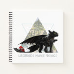 The Hidden World | Toothless: Legends Have Wings Notebook at Zazzle