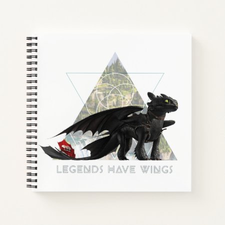 The Hidden World | Toothless: Legends Have Wings Notebook