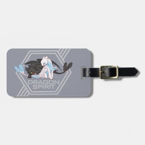 The Hidden World  Toothless  Light Fury Luggage Tag