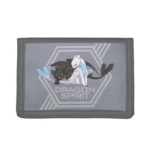 The Hidden World  Toothless  Light Fury Trifold Wallet