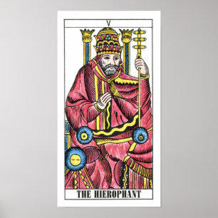The Hierophant Tarot Card Poster